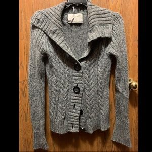Aeropostale button up thick sweater